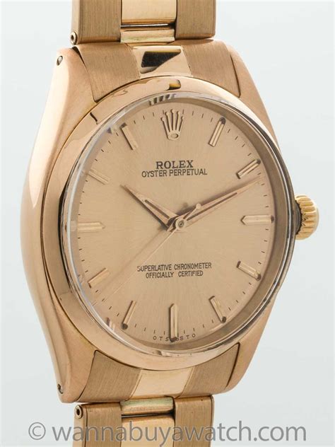 rolex 1005 rose gold|1964 rolex oyster perpetual.